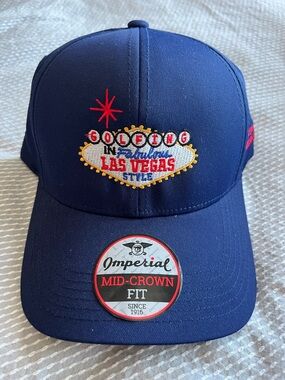 Golfing in Las Vegas Baseball Hat